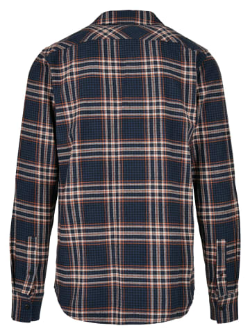 Urban Classics Urban Classics Flanell-Hemden in darkblue/rustred