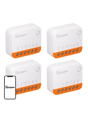 Sonoff SONOFF MINIR4 (Extreme) Schalter, 4er-Pack