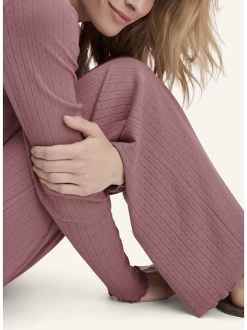 Hessnatur Pointelle Schlafhose Relaxed in altrosa