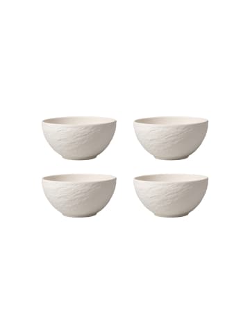 Villeroy & Boch 4er Set Bol Manufacture Rock in Weiß Ø 14,0 cm in weiß
