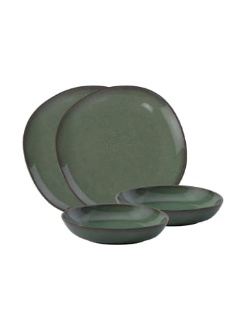 like. by Villeroy & Boch 4er Set Tafel-Set Lave in Vert