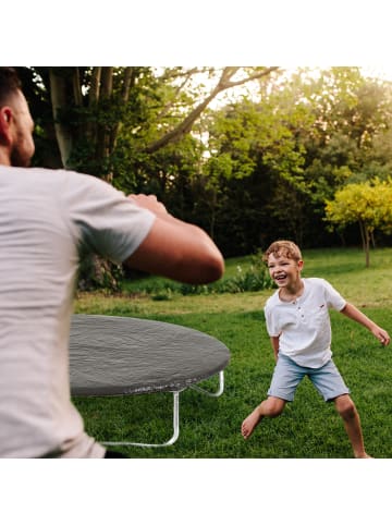 relaxdays Abdeckplane Trampolin in Schwarz - Ø 427 cm