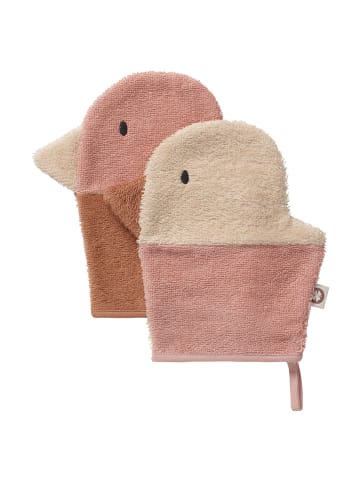 Noppies Waschlappen Duck Terry Wash Cloths in Misty Rose