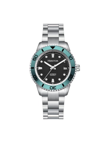 Heritor Bexley Uhr mit Edelstahlarmband in Aqua/Blue