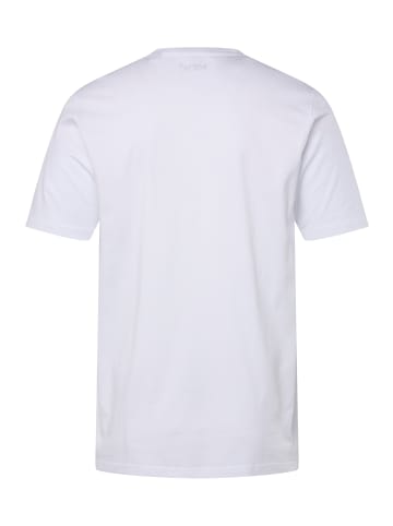 Men Plus Kurzarm T-Shirt in schneeweiß