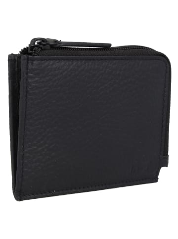 Jost Stockholm Geldbörse Leder 12 cm schwarz