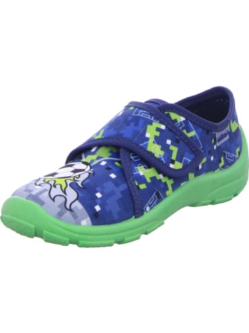 Fischer Markenschuh Hausschuh in blau