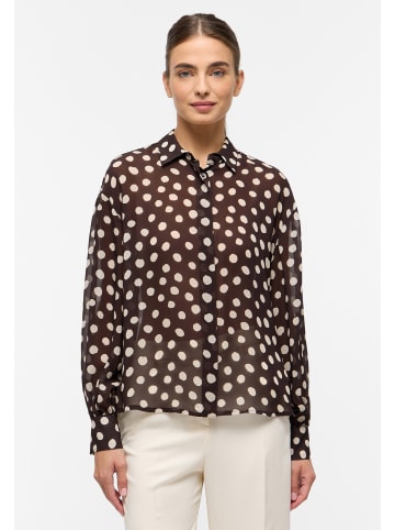 Eterna Bluse OVERSIZE FIT in braun