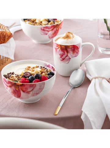 Villeroy & Boch 6er Set Tafellöffel Ella teilvergoldet 211 mm in silber-gold