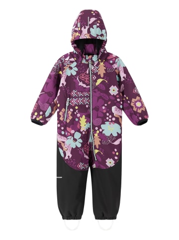 Reima Softshell Overall " Mjosa " in Deep Purple Pattern