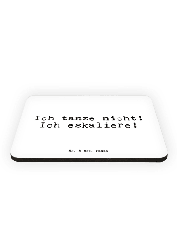 Mr. & Mrs. Panda Magnet Ich tanze nicht! Ich... mit Spruch in Weiß