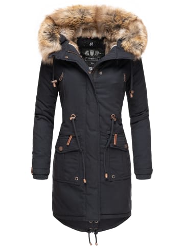 Navahoo Wintermantel Rosinchen in Blau