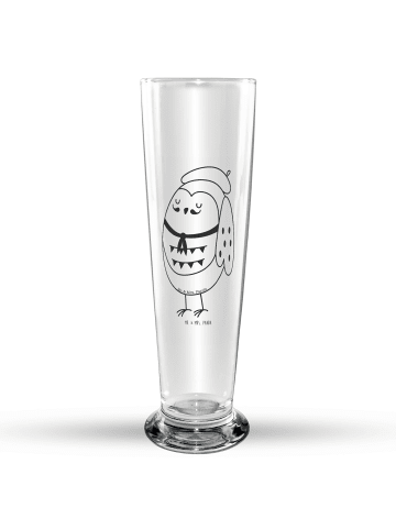 Mr. & Mrs. Panda Bierglas Eule Frankreich ohne Spruch in Transparent