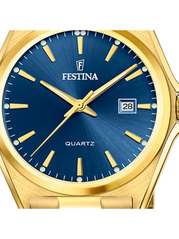 Festina Analog-Armbanduhr Festina Klassik gold groß (ca. 40mm)