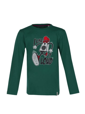 Band of Rascals Longsleeve " Loud " in racing-green