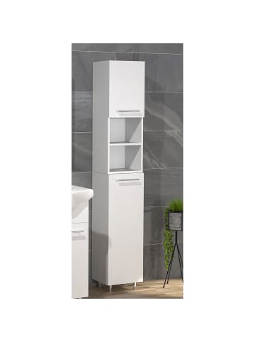 ebuy24 Hochschrank Lisalo Türen Weiß 30 x 25 cm