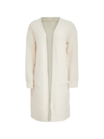 aleva Strickjacke in Wollweiss