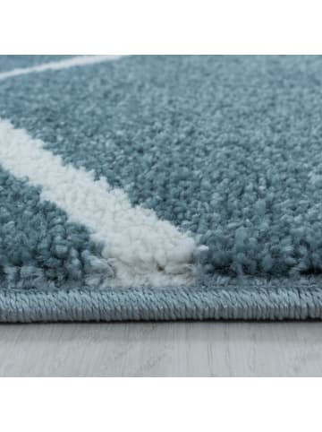 Teppich Boss Kurzflor Teppich Roberto Blau