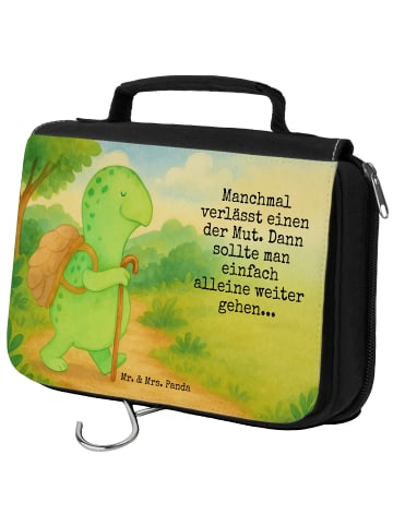 Mr. & Mrs. Panda badtasche Schildkröte Wanderer Design mit Spruch in Weiß