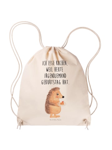 Mr. & Mrs. Panda wander rucksack Igel Kuchenstück mit Spruch in Creme