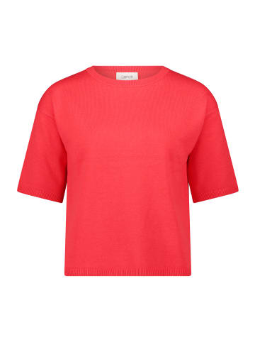 CARTOON Strickpullover mit Rundhalsausschnitt in Rot