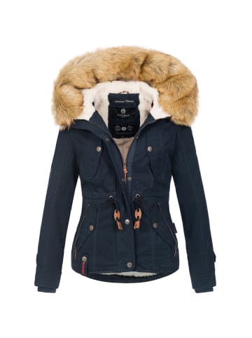 Navahoo Winterjacke Navahoo Pearl Damen Jacke in Navy