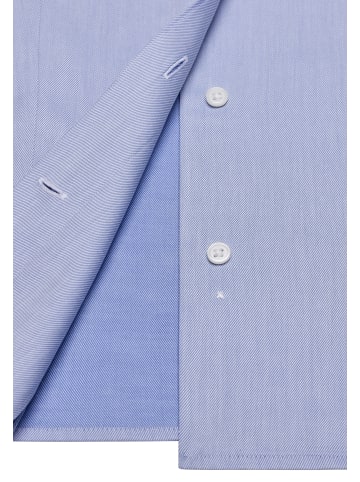Vincenzo Boretti Bluse leicht tailliert in hellblau
