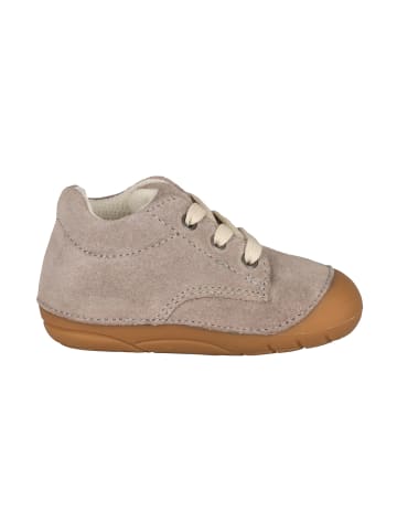 Trollkids Leder-Lauflernschuhe Bjordal in silver grey
