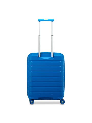 Roncato B-Flying Move 4 Rollen Kabinentrolley 55 cm mit Dehnfalte in blue