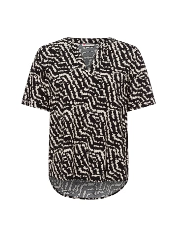 Street One Blusenshirt in schwarz beige