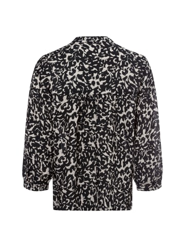 OPUS Tunikabluse Famelia in schwarz beige