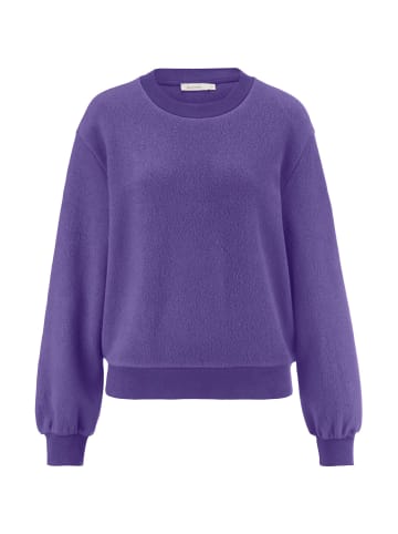 Hessnatur Fleece Sweatshirt in violett