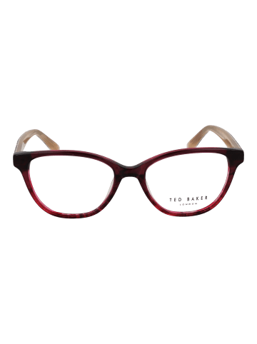 Ted Baker Damen Optische Fassungen Katzenauge Burgunder