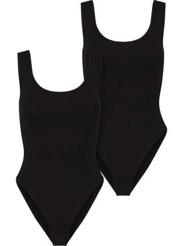 Urban Classics Urban Classics Ladies Organic 2-Pack in black+black