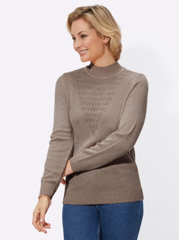 WITT WEIDEN Bouclé-Pullover in sesam