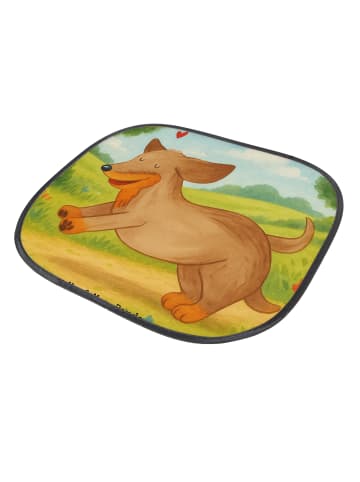 Mr. & Mrs. Panda sonnenschutz Hund Dackel Design ohne Spruch in Weiß