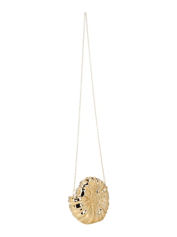 faina Women Clutch in Light Gold