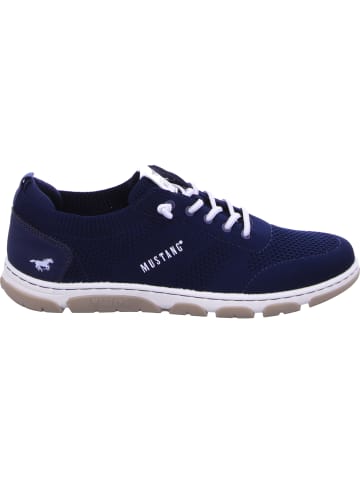 Mustang Schnürhalbschuh in blau