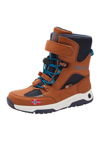 Trollkids Winter Schuhe "Lofoten XT" in Zimt/Nachtblau/Dunkelblau