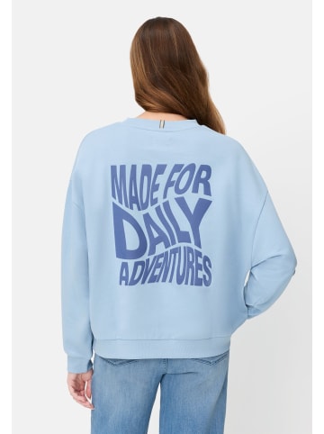 Camel Active Sweatshirt mit Backprint in Hellblau