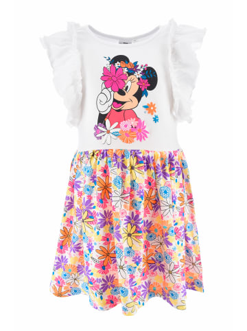 Disney Minnie Mouse Kleid ärmellos Sommer in Weiß