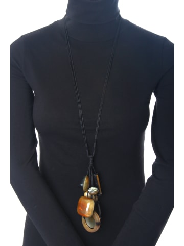 collezione alessandro Lange Kette " Frej " in naturfarben