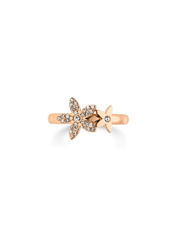 Tamaris Ring The new Glitter Flower in roségold