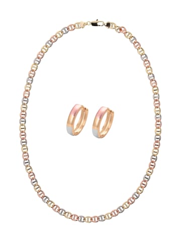 faina Women Jewelry Set in gold rose silver