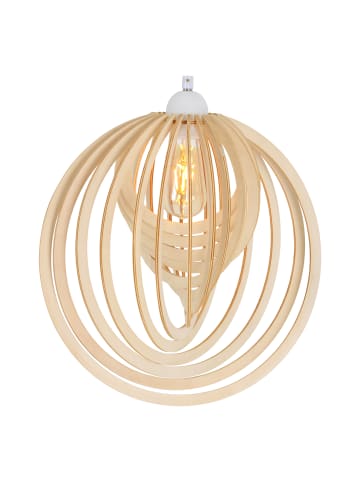 näve Pendelleuchte "ARMELLA" in natur - (L)40 cm x (B)40 cm x (H)145 cm