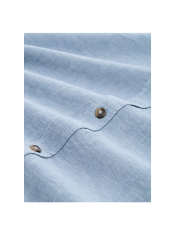 Tom Tailor Halbarmhemd in bleeched blue chambray