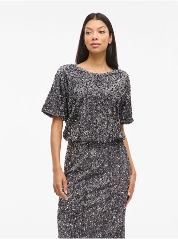 Vila Oberteil mit kurzen Ärmeln in Poppy Seed