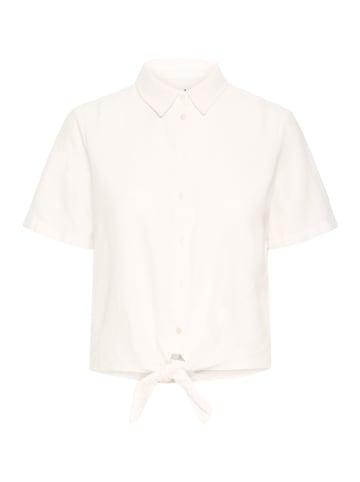 ICHI Hemd kurzarm IHLINNO Loose fit in Cloud Dancer