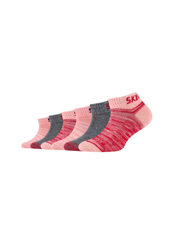 Skechers Sneakersocken 6er Pack mesh ventilation in flamingo mix