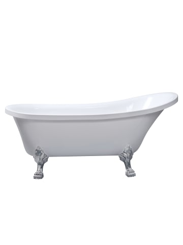 Lykke Badewanne Nordic Deluxe in Weiß 1700x750x730mm
